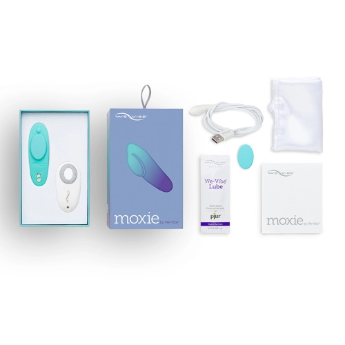 We-Vibe Moxie - вибратор в трусики на магните (управление со смартфона) мятный